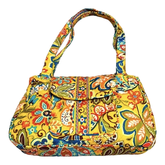 RETIRED NWT Vera Bradley Edie Satchel Purse Bag in floral Provencal pattern HTF - Picture 3 of 13